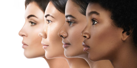 Women skin range scaled