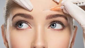 Forehead Botox consultation image showing upper-face and brow assessment