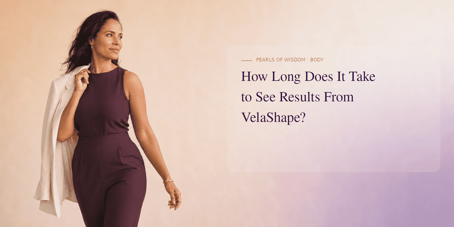 PearlMD visual for VelaShape results and body contouring timelines